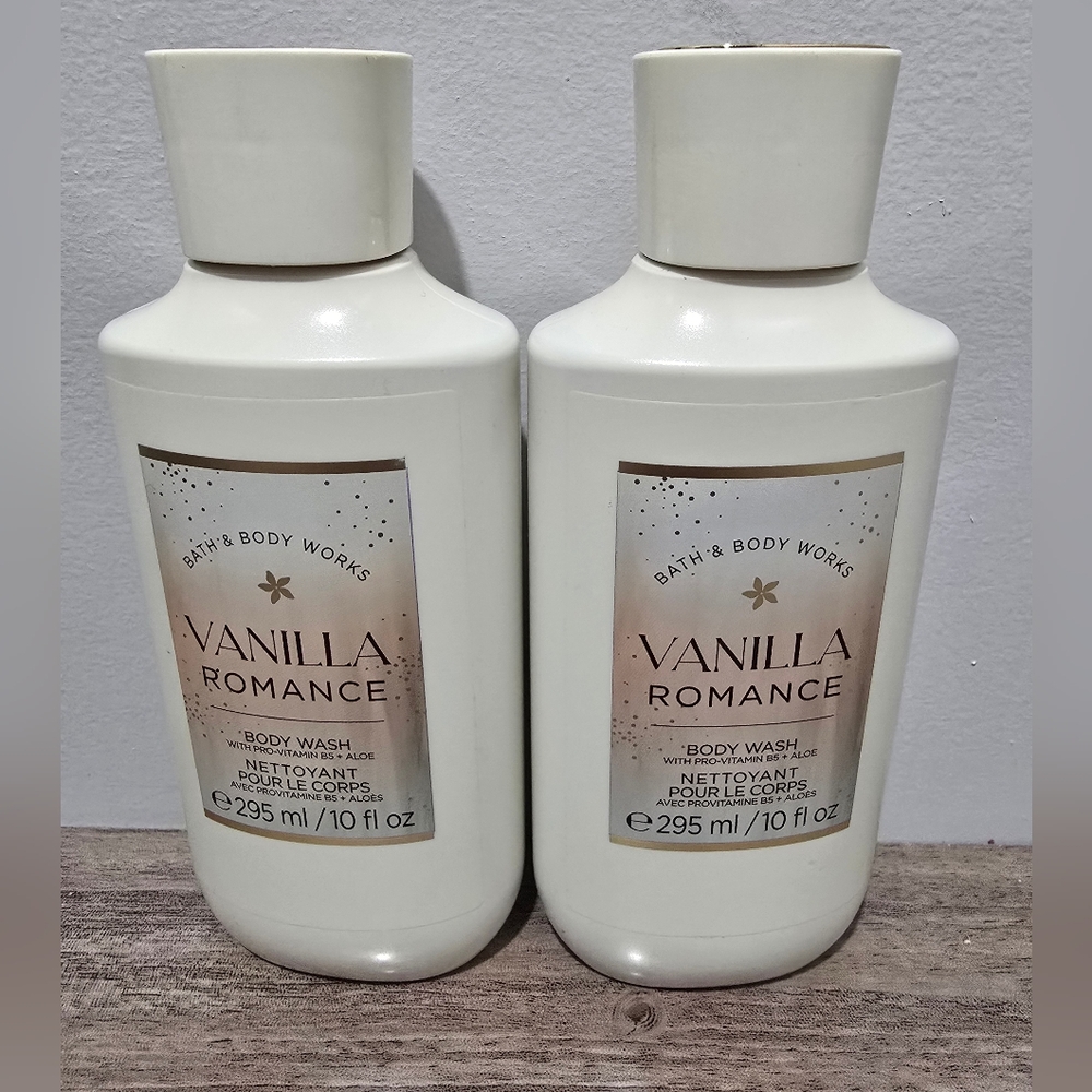 2x Bath & Body Works Vanilla Romance Body Wash
